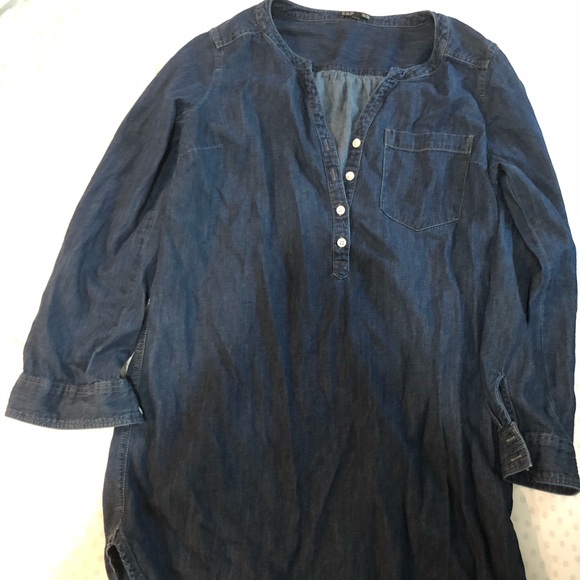 Denim size medium express dress - Picture 1 of 5